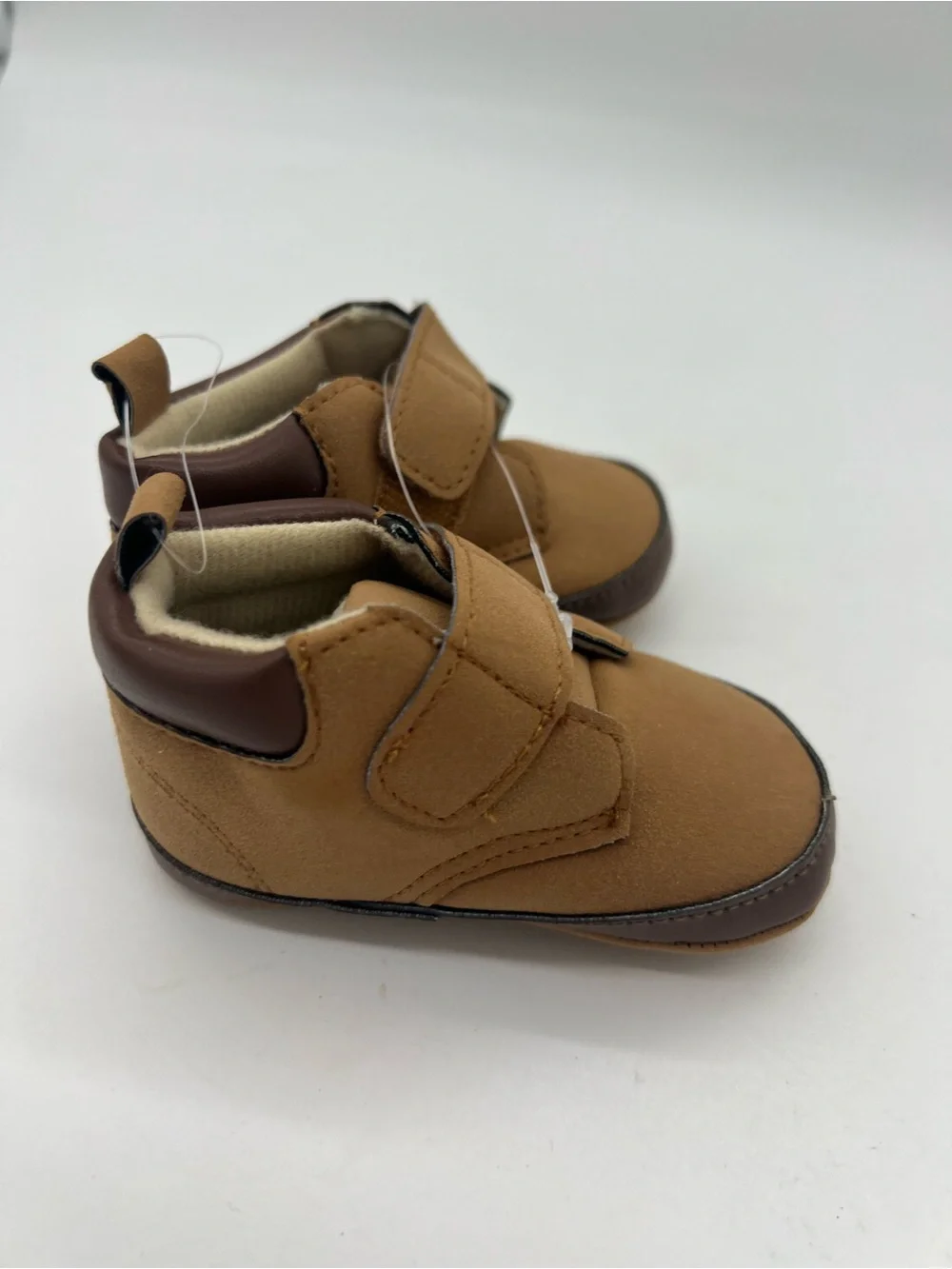 Carters Child Of Mine Baby Boy Brown Shoes Sz 3-6 Months